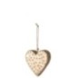 Colgante de abeto con forma de corazón de madera natural, 10 x 10 x 1,5 cm Colgante de abeto con forma de corazón de madera natural, 10 x 10 x 1,5 cm
