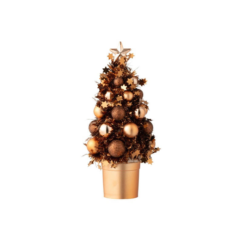 Bolas de Natal em poliestireno cor de conhaque, 10 x 10 x 20,5 cm Bolas de Natal em poliestireno cor de conhaque, 10 x 10 x 20,5 cm