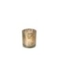 Castiçal de vidro cor de cinza-escuro, 7x7x8 cm Castiçal de vidro cor de cinza-escuro, 7x7x8 cm