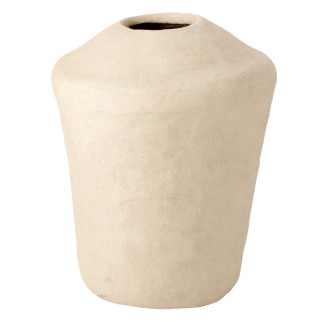 Vase haut en papier blanc 50x50x63 cm