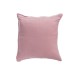 Coussin délavé en lin vieux rose 45x45cm Coussin délavé en lin vieux rose 45x45cm