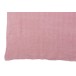 Plaid délavé en lin vieux rose 200x150cm Plaid délavé en lin vieux rose 200x150cm