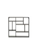 etagere murale 6niv met noir