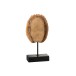 Carapace de tortue sur pied resine marron large