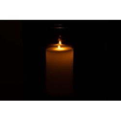 Lampara led brillante cristal gris Alt. 25 cm