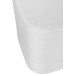Pouf carré en textile blanc 46x46x46 cm Pouf carré en textile blanc 46x46x46 cm