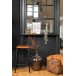 chaise bar avi cuir/fer cognac