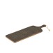Planche à découper rectangulaire en bois de manguier marron avec manche L58cm Planche à découper rectangulaire en bois de manguier marron avec manche L58cm