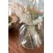 Vaso de vidro transparente 21x21x20 cm Vaso de vidro transparente 21x21x20 cm