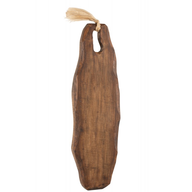 Planche à découper irrégulière en bois de manguier L63cm