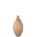 Vase ovale en verre beige 29x29x60 cm Vase ovale en verre beige 29x29x60 cm