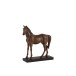 Cavalo em resina castanha 27x8x28 cm