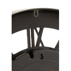 Horloge en métal bronze 60x11x60 cm