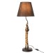 LAMPE AFRICAINE ZEBRE RESINE
