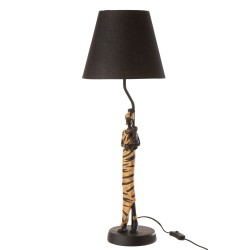LAMPE AFRICAINE ZEBRE RESINE