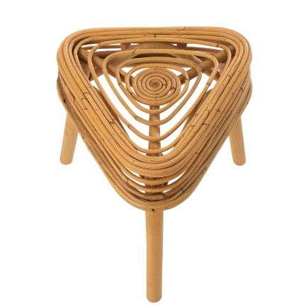 Tabouret en bois naturel 40x40x42 cm