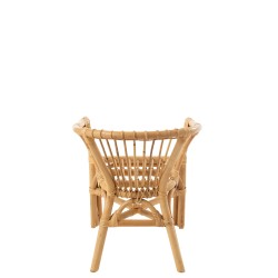 Silla infantil de madera natural 41x44x52 cm