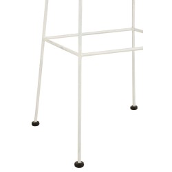 Chaise de bar avec pieds métal en bois naturel 47x42x92 cm