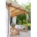 Table basse rotin en bois naturel 85x85x39 cm Table basse rotin en bois naturel 85x85x39 cm