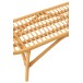 Banc en bois naturel 120x41x49 cm Banc en bois naturel 120x41x49 cm