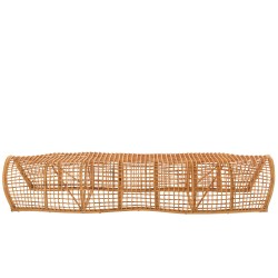 Banc en bois naturel 191x69x45 cm