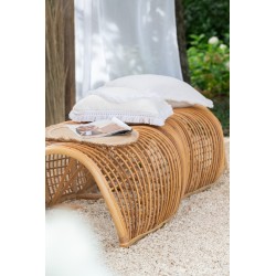 Banc en bois naturel 191x69x45 cm