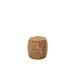 Tabouret rond en bois naturel 41x41x42 cm Tabouret rond en bois naturel 41x41x42 cm