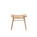 Tabouret en bois naturel 33.5x56.5x47.5 cm Tabouret en bois naturel 33.5x56.5x47.5 cm