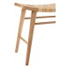Tabouret en bois naturel 33.5x56.5x47.5 cm Tabouret en bois naturel 33.5x56.5x47.5 cm