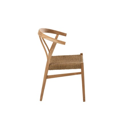 Sedia Alis tek naturale 53x81x50cm