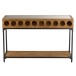 console pour bouteille en bois - métal naturel 120x38x76.5 cm console pour bouteille en bois - métal naturel 120x38x76.5 cm