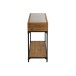 console pour bouteille en bois - métal naturel 120x38x76.5 cm console pour bouteille en bois - métal naturel 120x38x76.5 cm