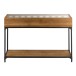 console pour bouteille en bois - métal naturel 120x38x76.5 cm console pour bouteille en bois - métal naturel 120x38x76.5 cm