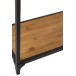 console pour bouteille en bois - métal naturel 120x38x76.5 cm console pour bouteille en bois - métal naturel 120x38x76.5 cm