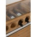 console pour bouteille en bois - métal naturel 120x38x76.5 cm console pour bouteille en bois - métal naturel 120x38x76.5 cm