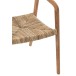Chaise en bois naturel beige 60*53*74 cm Chaise en bois naturel beige 60*53*74 cm