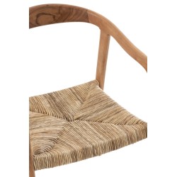 chaise ana bois teak brun