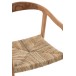 Chaise en bois naturel beige 60*53*74 cm Chaise en bois naturel beige 60*53*74 cm