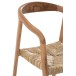 Chaise en bois naturel beige 60*53*74 cm Chaise en bois naturel beige 60*53*74 cm