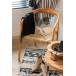 Chaise en bois naturel beige 60*53*74 cm Chaise en bois naturel beige 60*53*74 cm