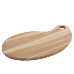Planche à découper ovale en teck naturel L45cm