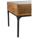 table basse avec rangement bouteilles en bois - métal naturel 120x60x45.5 cm table basse avec rangement bouteilles en bois - métal naturel 120x60x45.5 cm