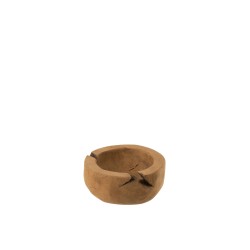 Plat rond en teck naturel D20cm