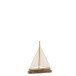 Voilier en bois naturel 35x8x42 cm Voilier en bois naturel 35x8x42 cm