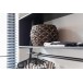 Cesta de jacinto de agua negro 32,5x32,5x22,5 cm