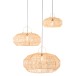 Set de 3 abat-jour en bois naturel 79x79x39 cm Set de 3 abat-jour en bois naturel 79x79x39 cm