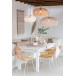 Set de 3 abat-jour en bois naturel 79x79x39 cm Set de 3 abat-jour en bois naturel 79x79x39 cm