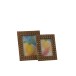Cadre photo avec coquillages en résine marron 19x3x25 cm Cadre photo avec coquillages en résine marron 19x3x25 cm