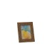 Cadre photo avec coquillages en résine marron 19x3x25 cm Cadre photo avec coquillages en résine marron 19x3x25 cm