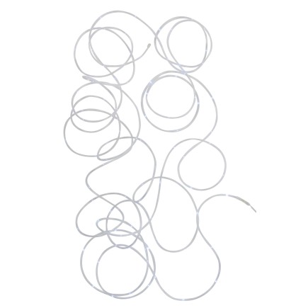 Guirlande lumineuse en plastique blanc 10m